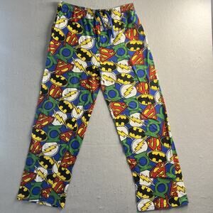 Justice League DC Comics Mens Blue Knit Lounge Sleep Pants Pajama Bottoms XL